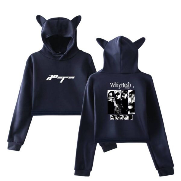 Aespa Whiplash Cropped Hoodie #1 - Image 3