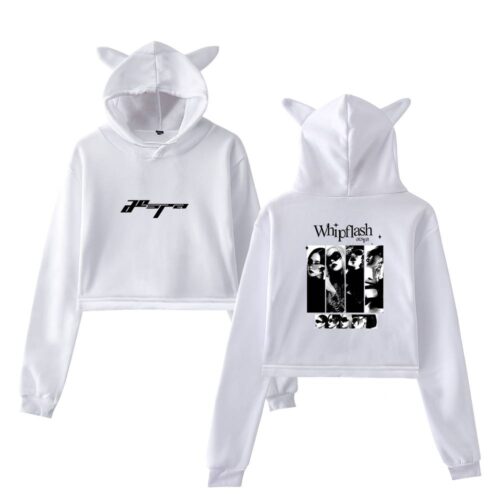 Aespa Whiplash Cropped Hoodie #1
