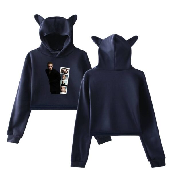 Hyunjin Cropped Hoodie #4 - Image 3