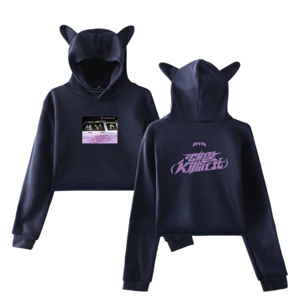 P1Harmony Cropped Hoodie #4 - Image 3