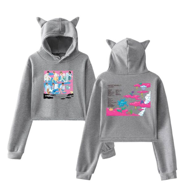 BTS Cropped Hoodie #3