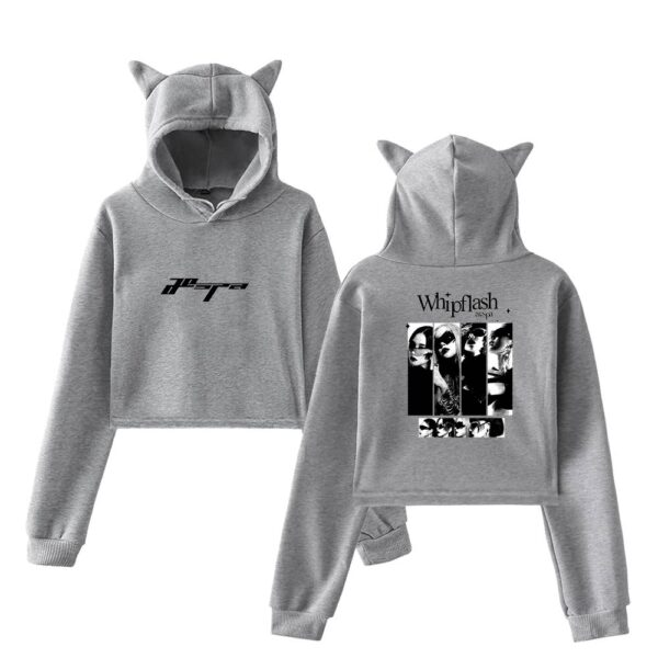 Aespa Whiplash Cropped Hoodie #1 - Image 4