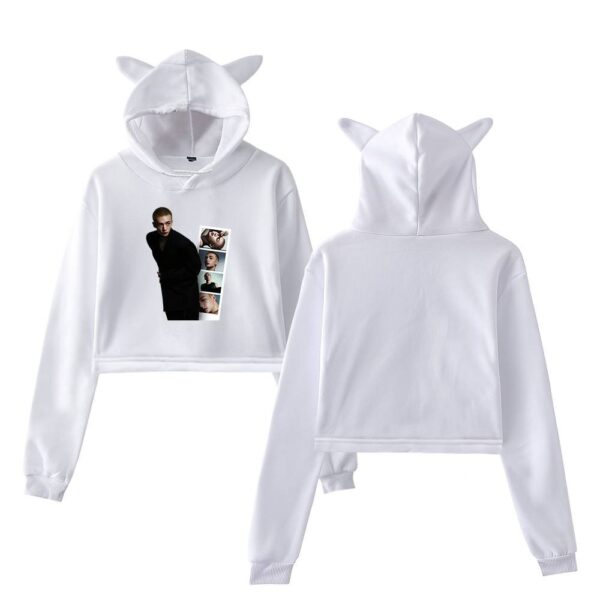 Hyunjin Cropped Hoodie #4 - Image 2