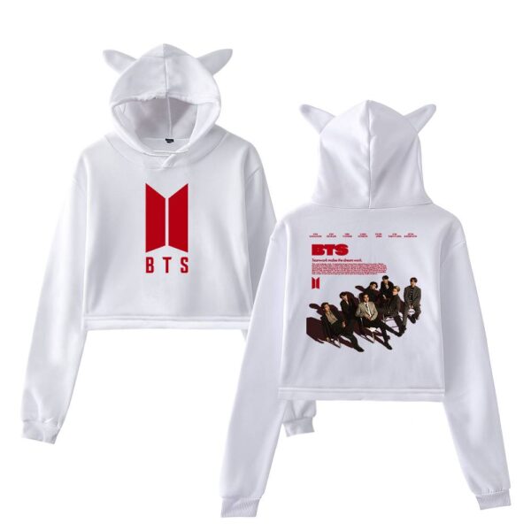 BTS Cropped Hoodie #1