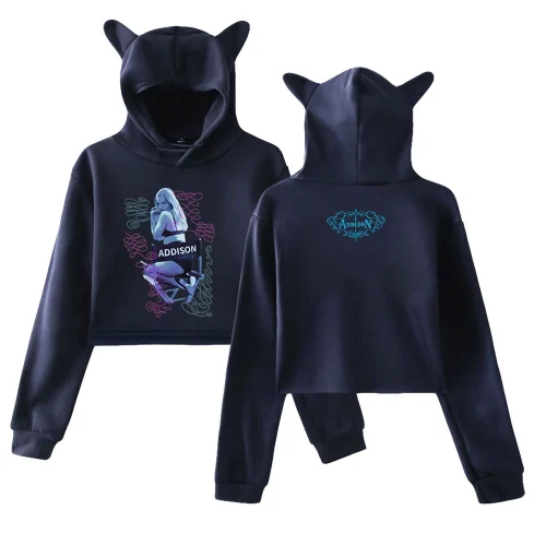 Addison Rae Cropped Hoodie #1