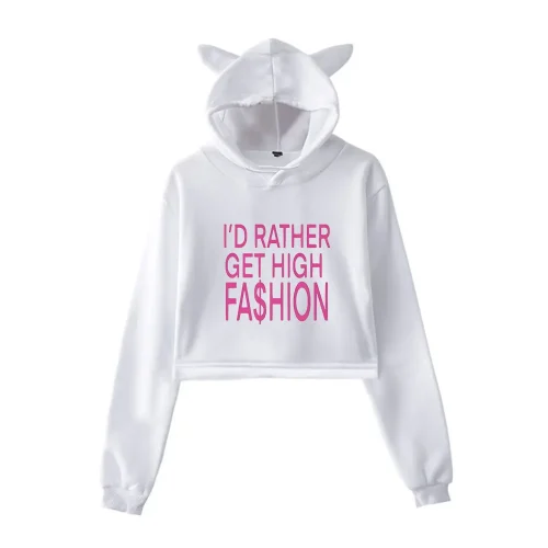 Addison Rae Cropped Hoodie #4
