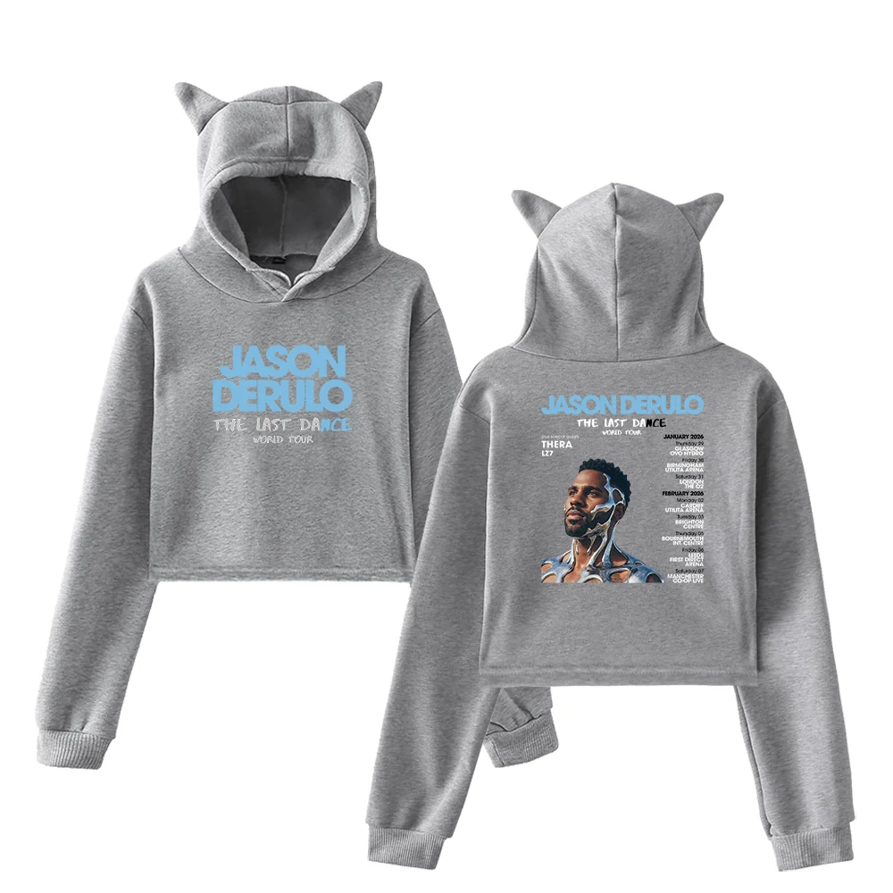 Jason Derulo Cropped Hoodie #1 - Image 4