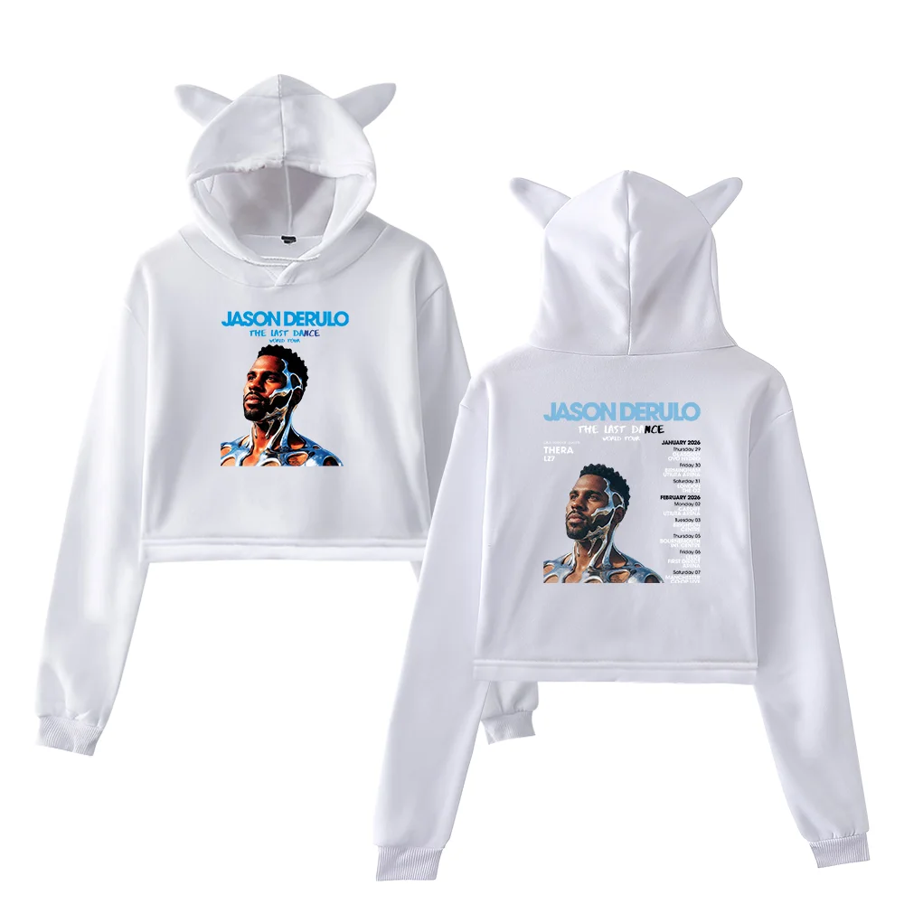 Jason Derulo Cropped Hoodie #4 - Image 2