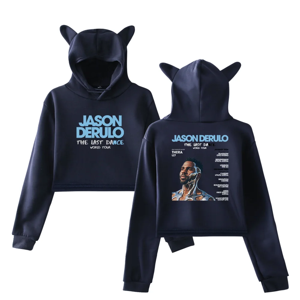 Jason Derulo Cropped Hoodie #1 - Image 3