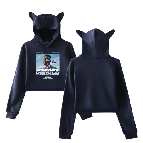 Jason Derulo Cropped Hoodie #2