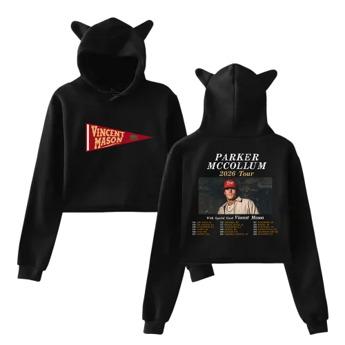 Vincent Mason Crooped Hoodie #4