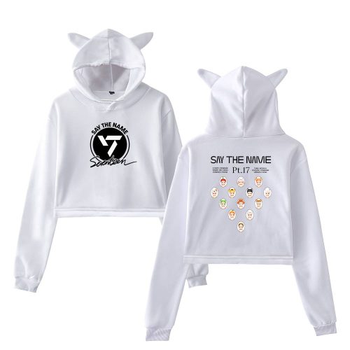 Seventeen Cropped Hoodie #1