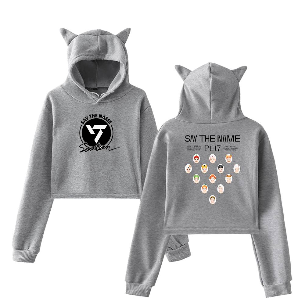 Seventeen Cropped Hoodie #1 - Image 4
