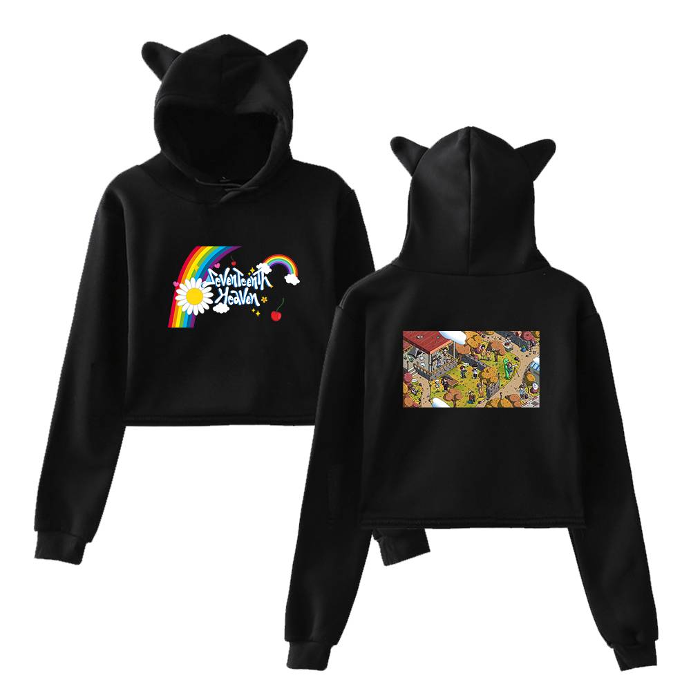 Seventeen Cropped Hoodie #3 - Image 2