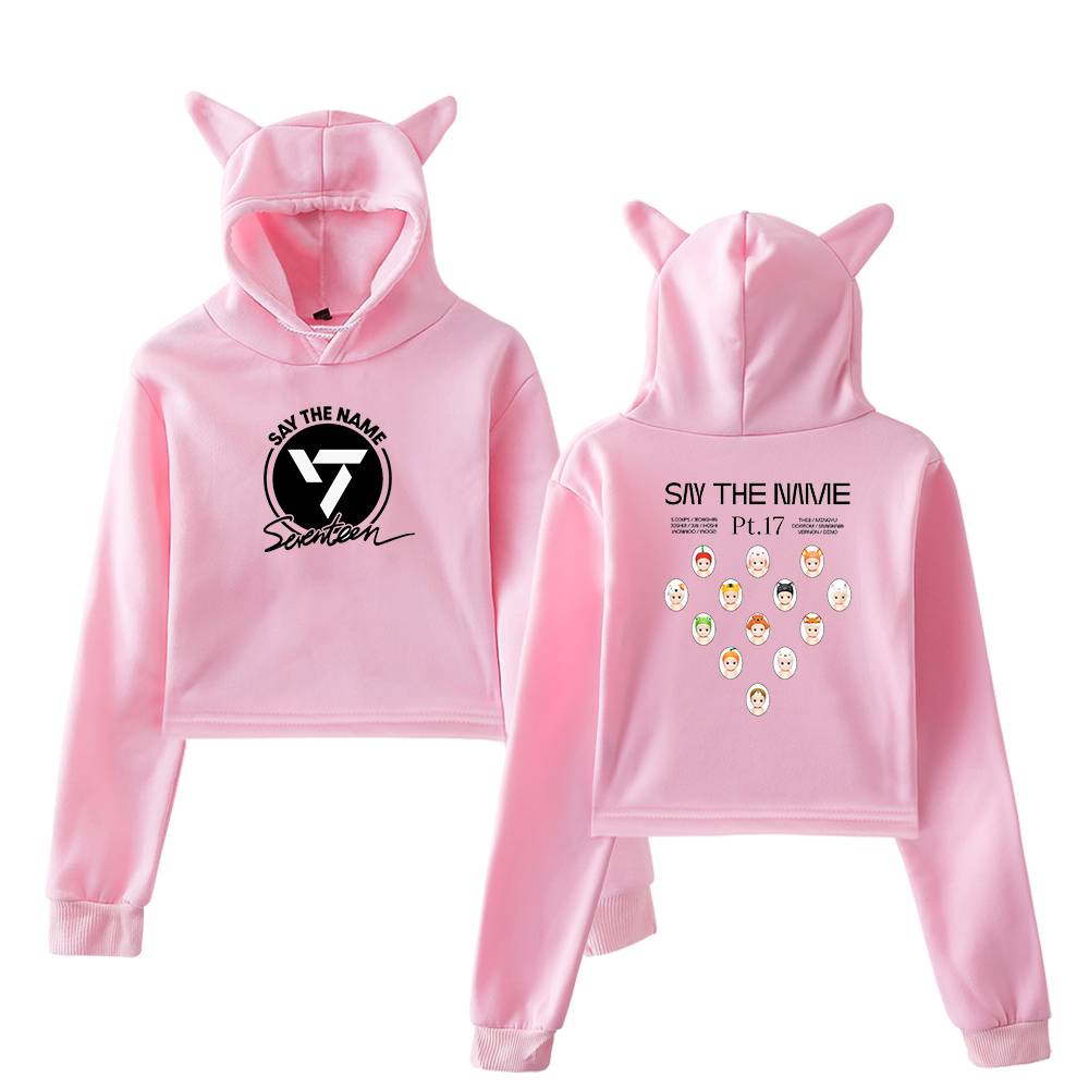 Seventeen Cropped Hoodie #1 - Image 5
