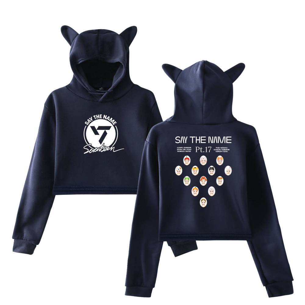 Seventeen Cropped Hoodie #1 - Image 3