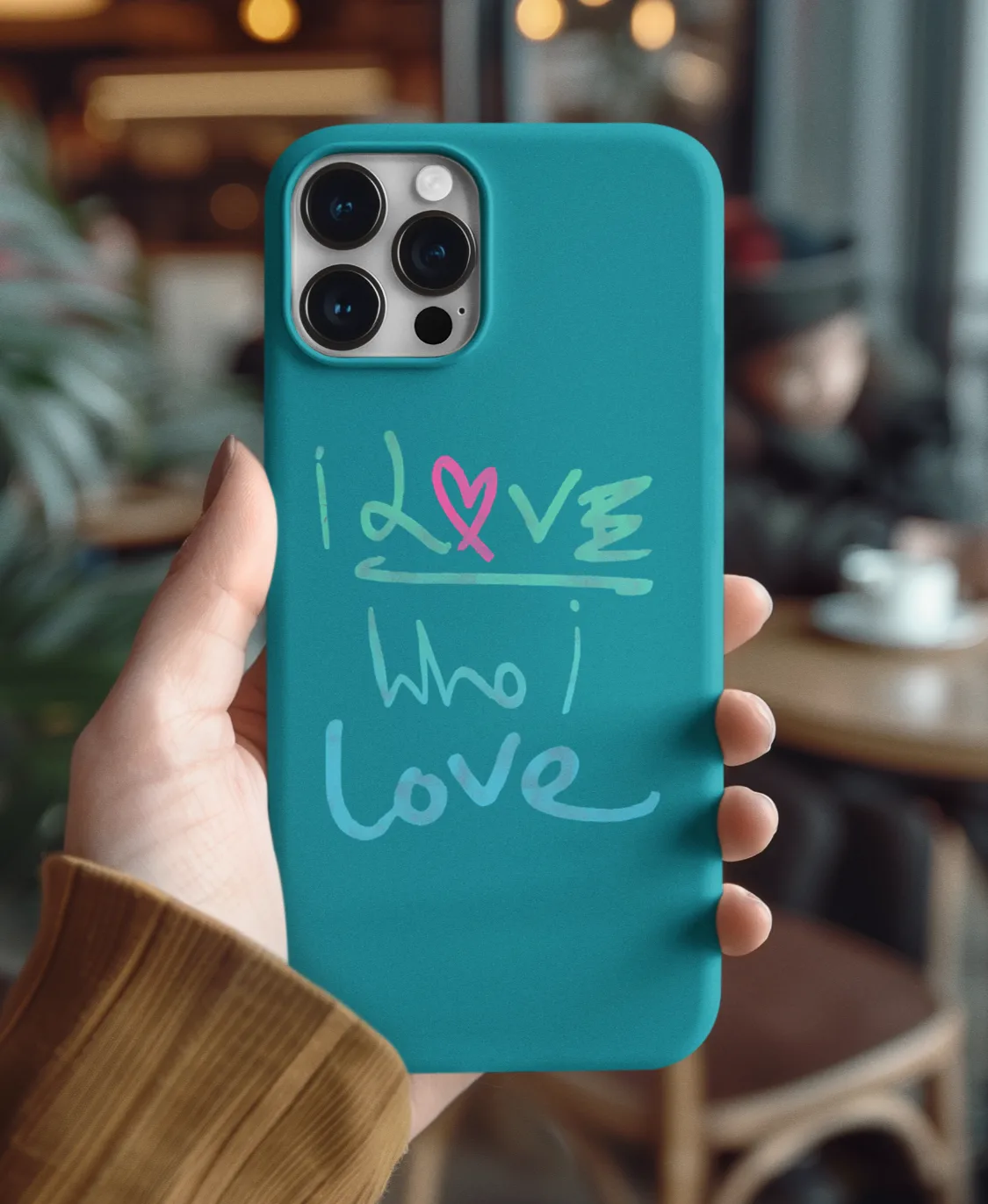 Coldplay I love who I love Phone Case #1 - Image 2