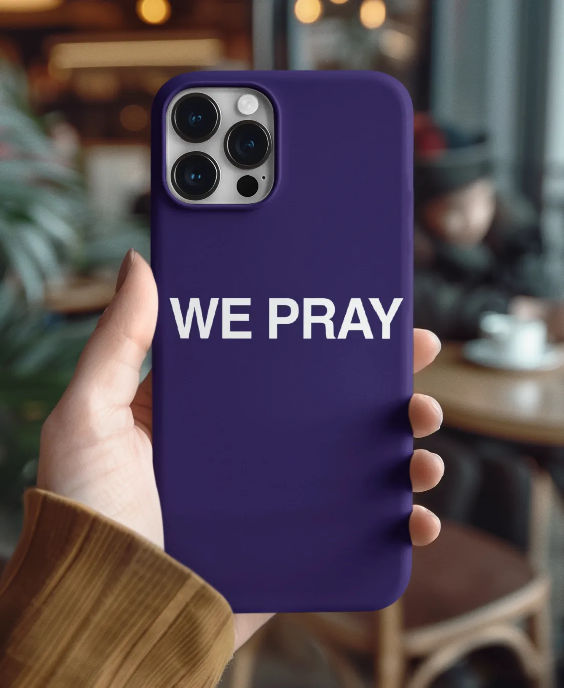 Coldplay WE PRAY Phone Case #1 - Image 2