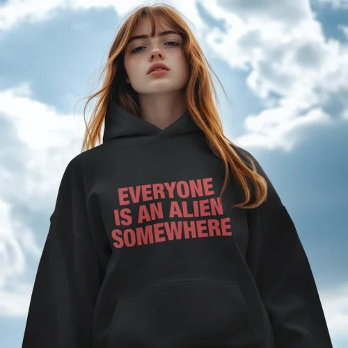 Coldplay Everyone is an alien somewhere Hoodie #1