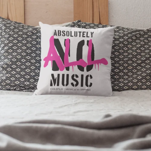 Coldplay Absolutely All Music Pillow Case #1