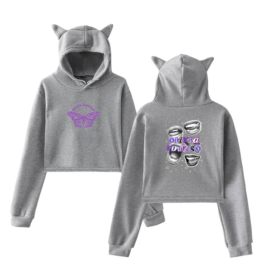 Olivia Rodrigo Cropped Hoodie #4 - Image 4
