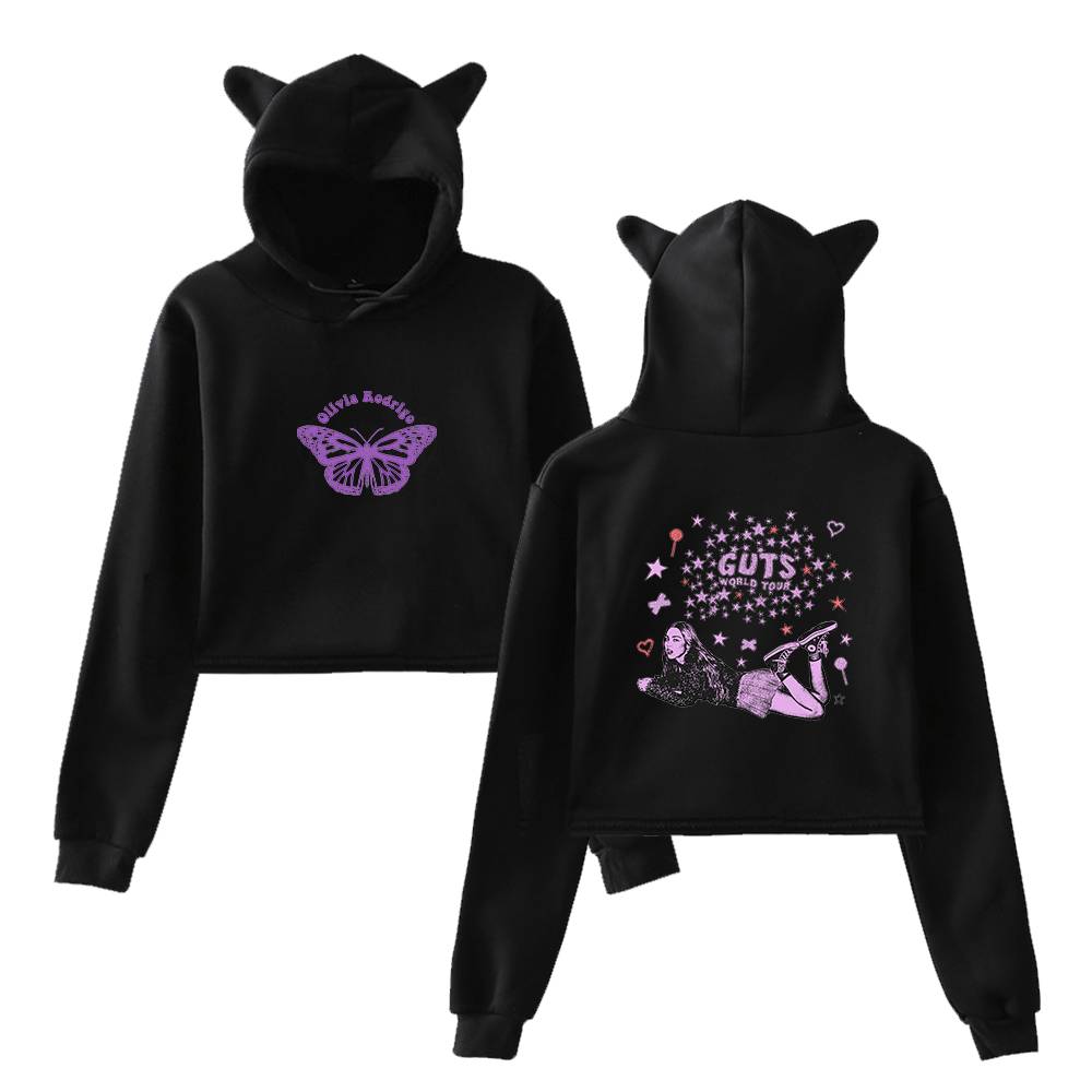 Olivia Rodrigo Cropped Hoodie #1 - Image 2