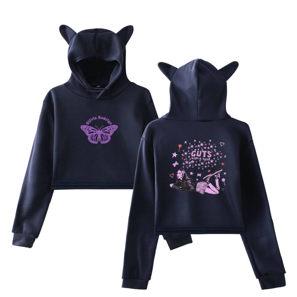 Olivia Rodrigo Cropped Hoodie #1 - Image 3