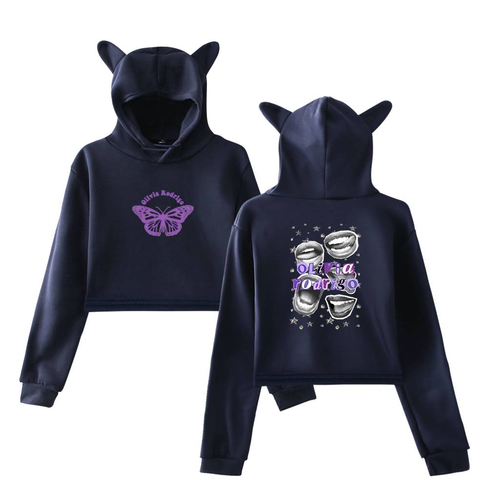 Olivia Rodrigo Cropped Hoodie #4 - Image 3
