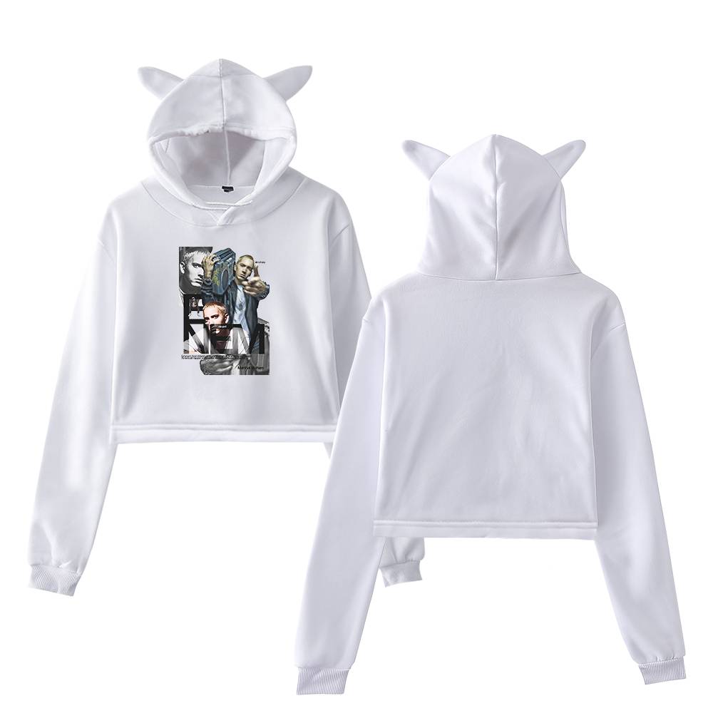 Eminem Cropped Hoodie #4