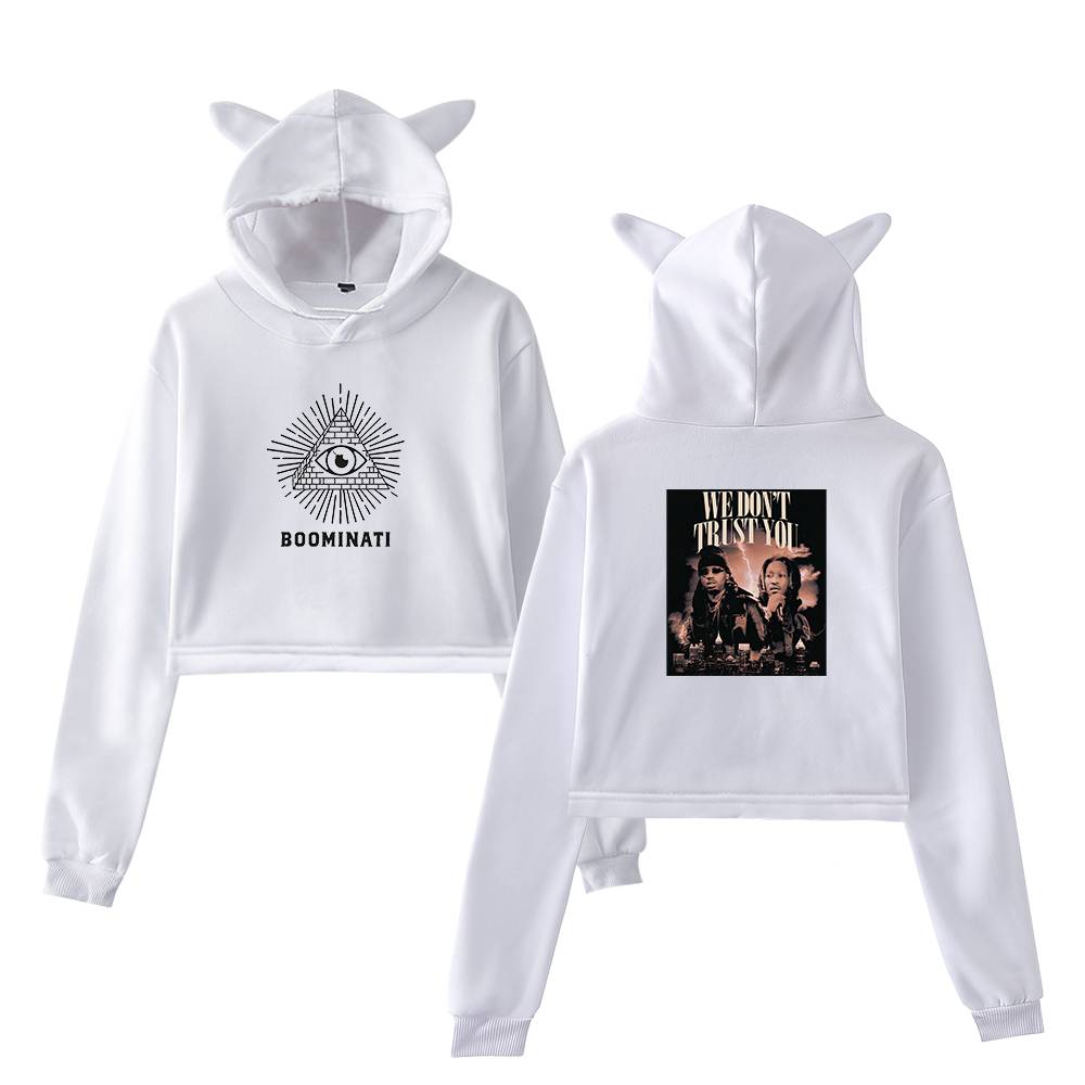 Metro Boomin Cropped Hoodie #2 - Image 3