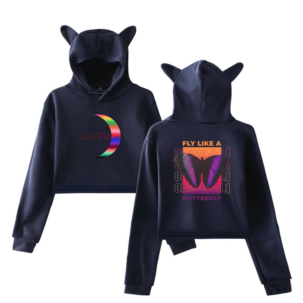 Loona Cropped Hoodie #1 - Image 3