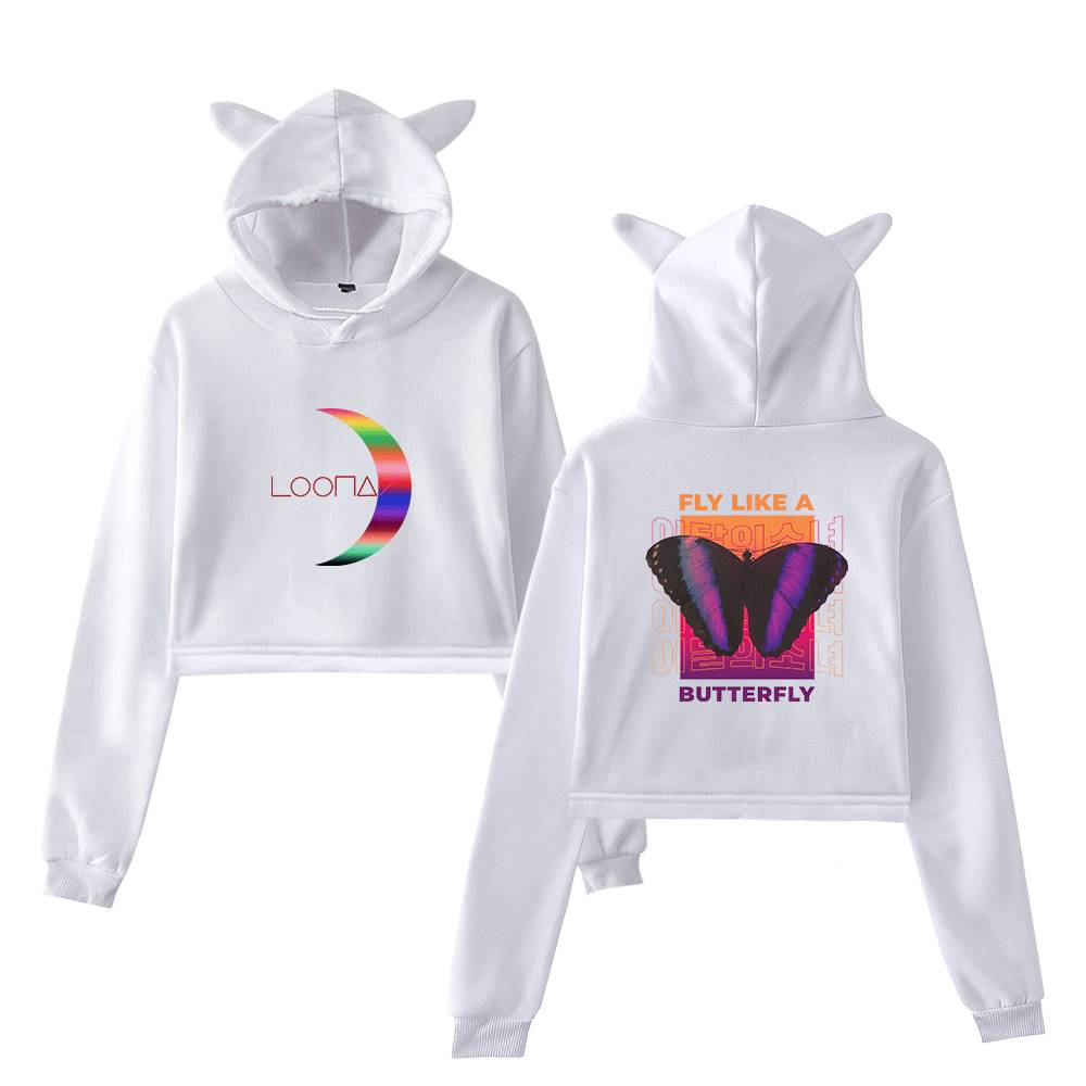 Loona Cropped Hoodie #1 - Image 2