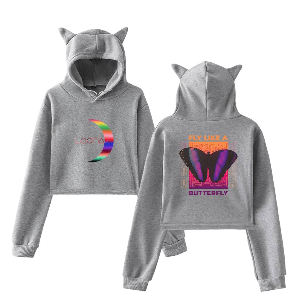 Loona Cropped Hoodie #1 - Image 4