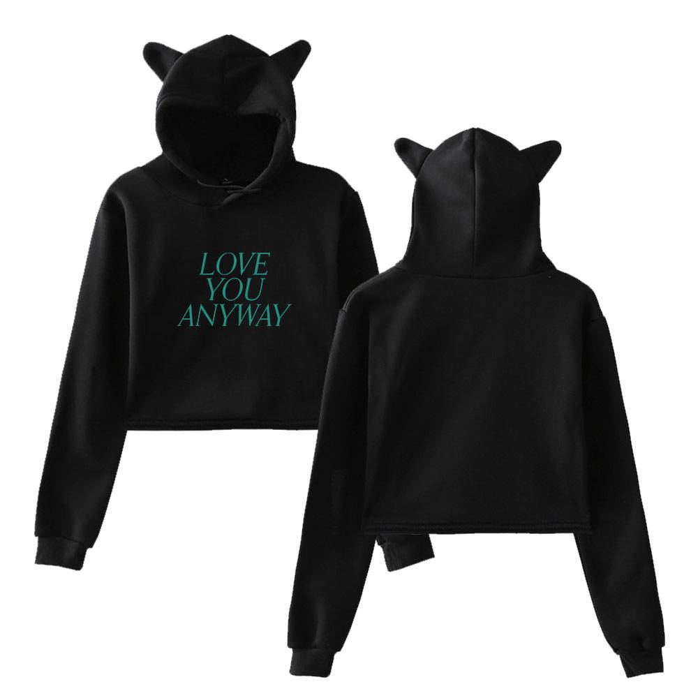 Luke Combs Love You Anyway Cropped Hoodie - Image 2