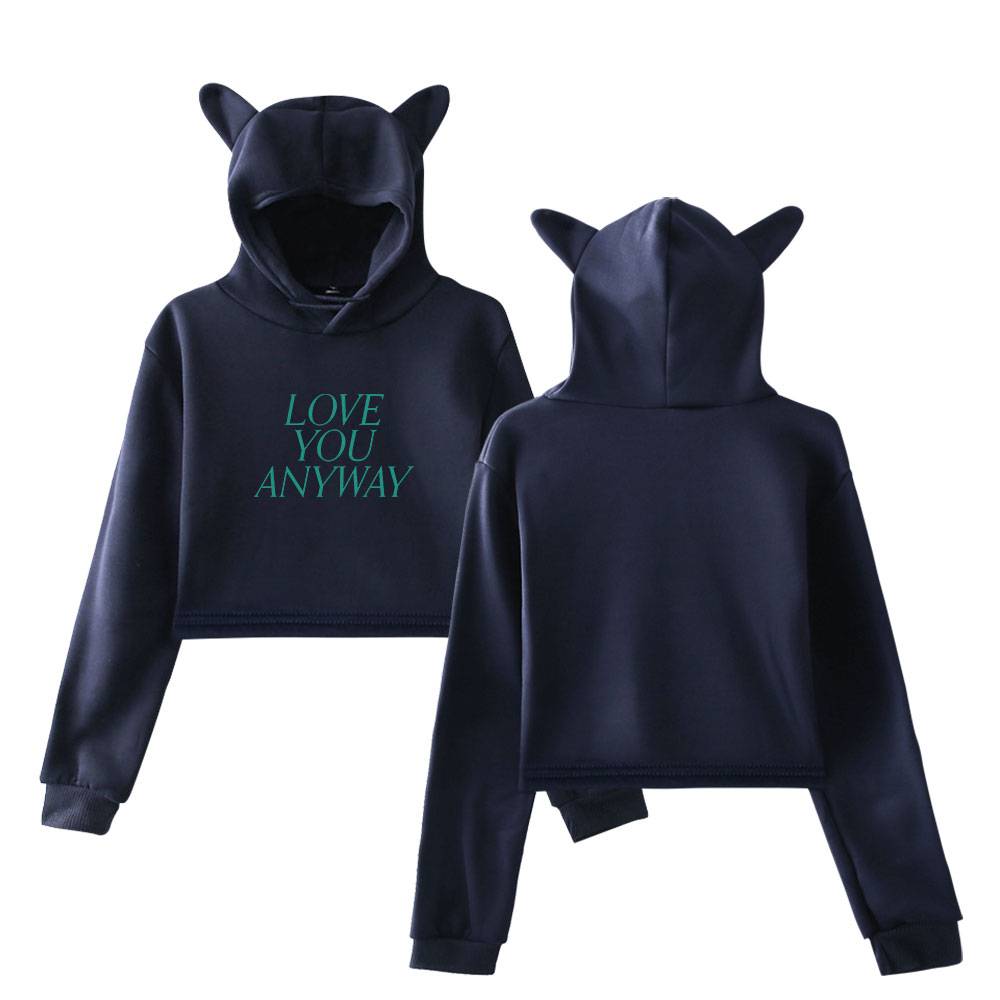 Luke Combs Love You Anyway Cropped Hoodie