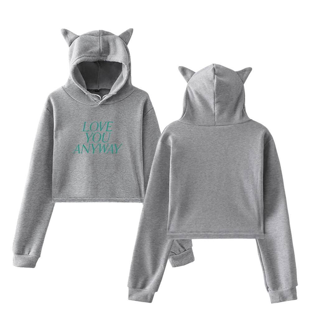 Luke Combs Love You Anyway Cropped Hoodie - Image 3