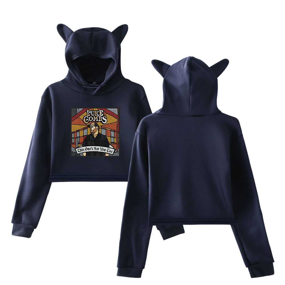 Luke Combs This One's For You Too Cropped Hoodie - Image 2