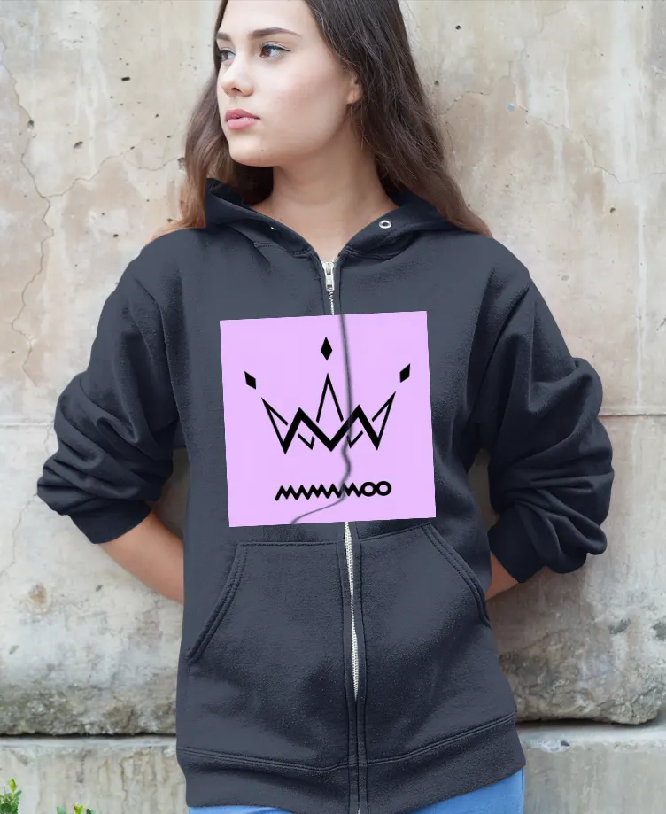 Mamamoo WAW Zipper Hoodie - Image 8