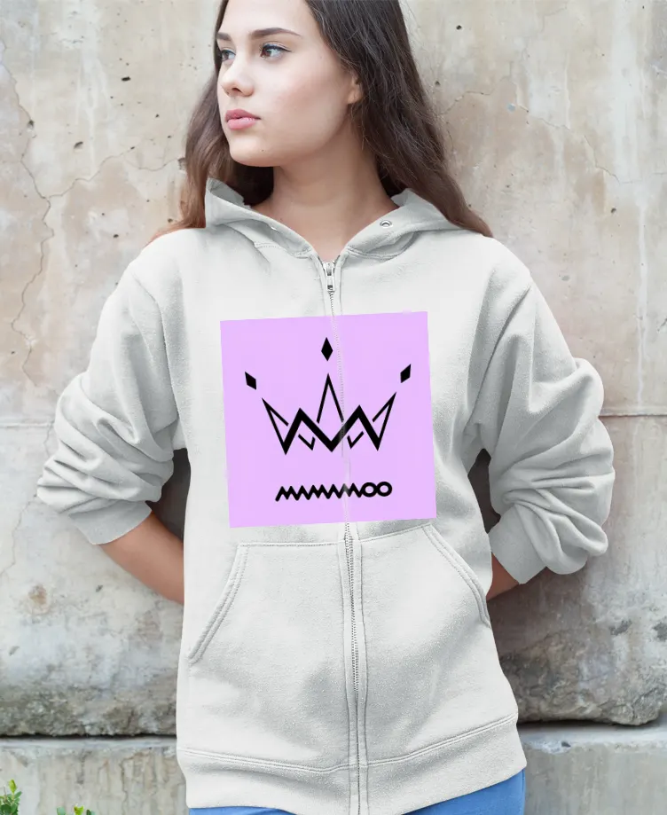 Mamamoo WAW Zipper Hoodie - Image 9