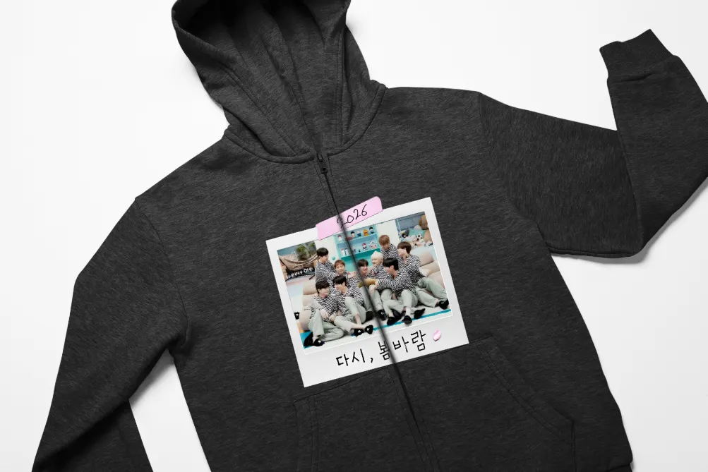 Wanna One Encore Zipper Hoodie - Image 2