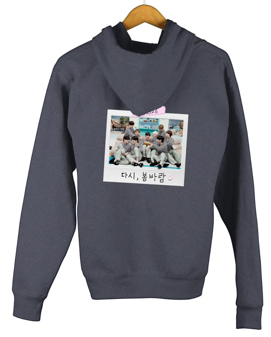 Wanna One Encore Zipper Hoodie - Image 5