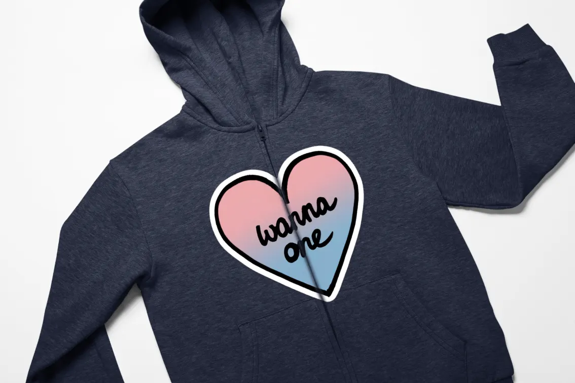 Wanna One Reunion Zipper Hoodie - Image 3