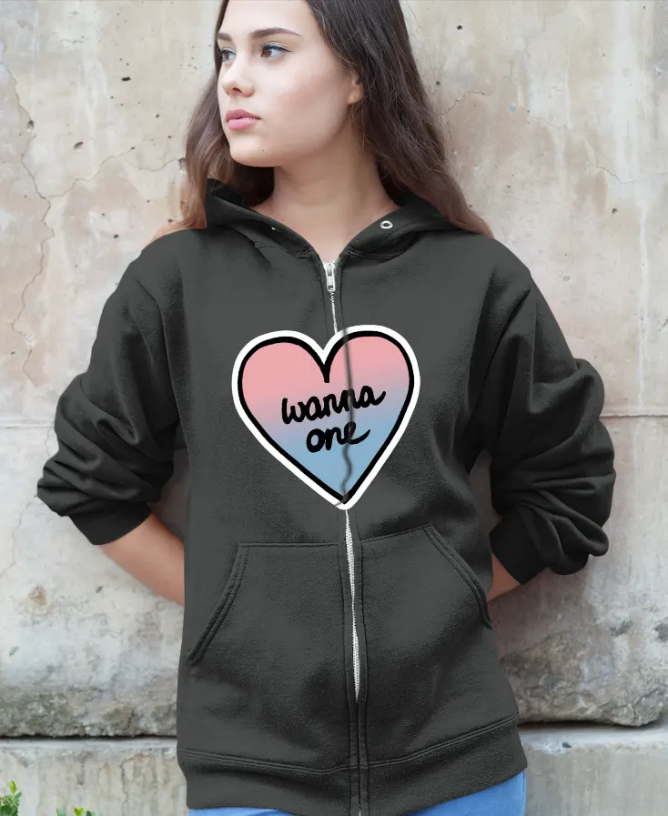 Wanna One Reunion Zipper Hoodie - Image 7