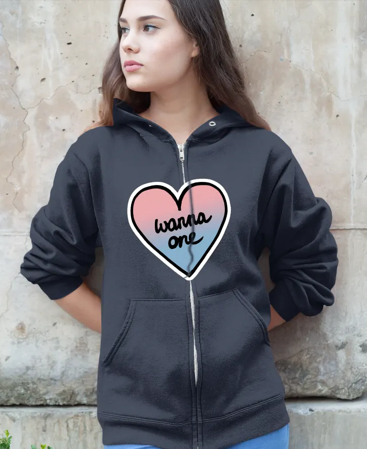 Wanna One Reunion Zipper Hoodie - Image 8