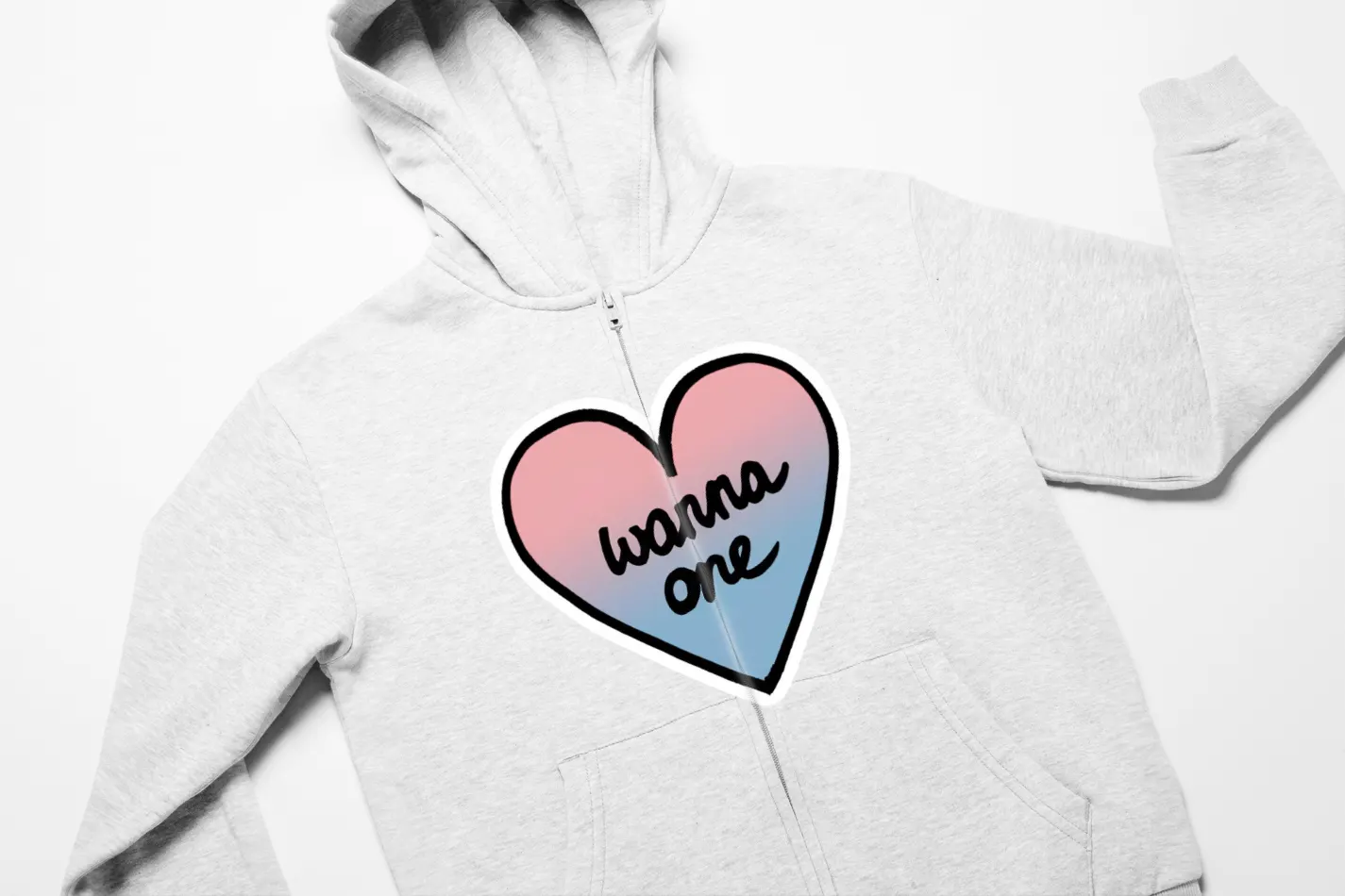 Wanna One Reunion Zipper Hoodie - Image 2