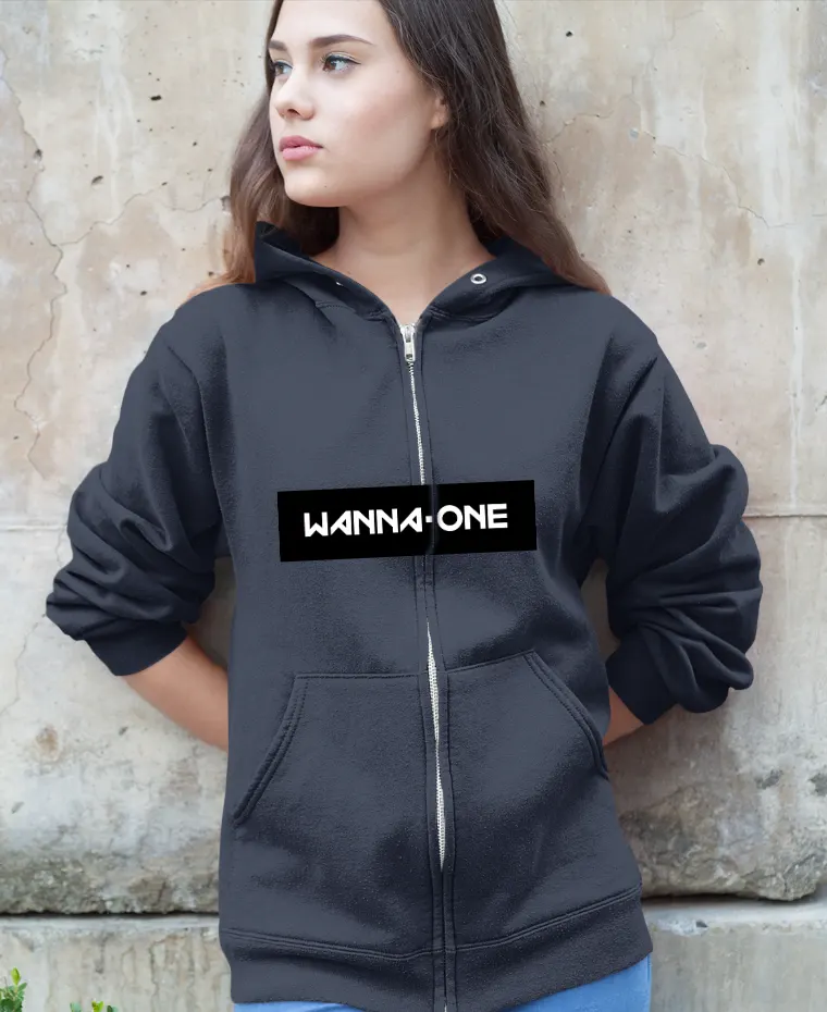 Wanna One Sunset Zipper Hoodie - Image 8
